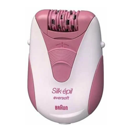 Braun Silk-epil eversoft Quick Start Manual