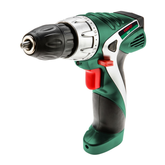 VERTO 50G271 Cordless Power Screwdriver Manuals