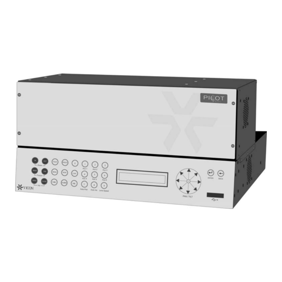 Vicon PILOT PLUS V1544 Installation And Operation Manual