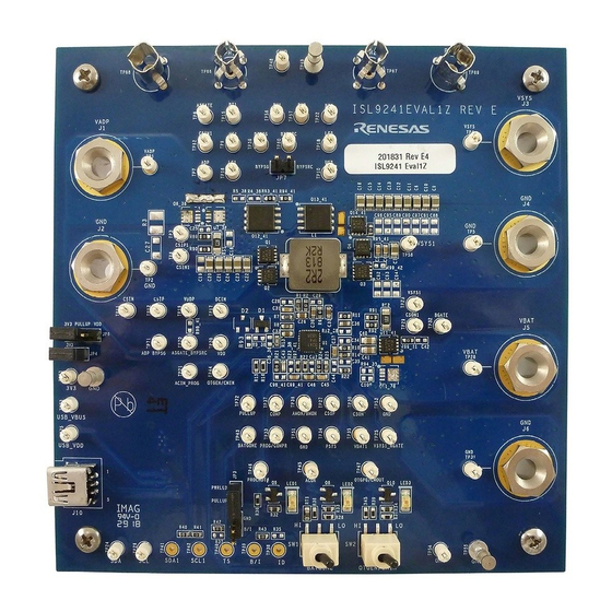 Renesas ISL9241EVAL1Z User Manual