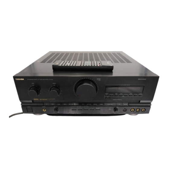 User Manuals: Toshiba XB-1000 Integrated Amplifier