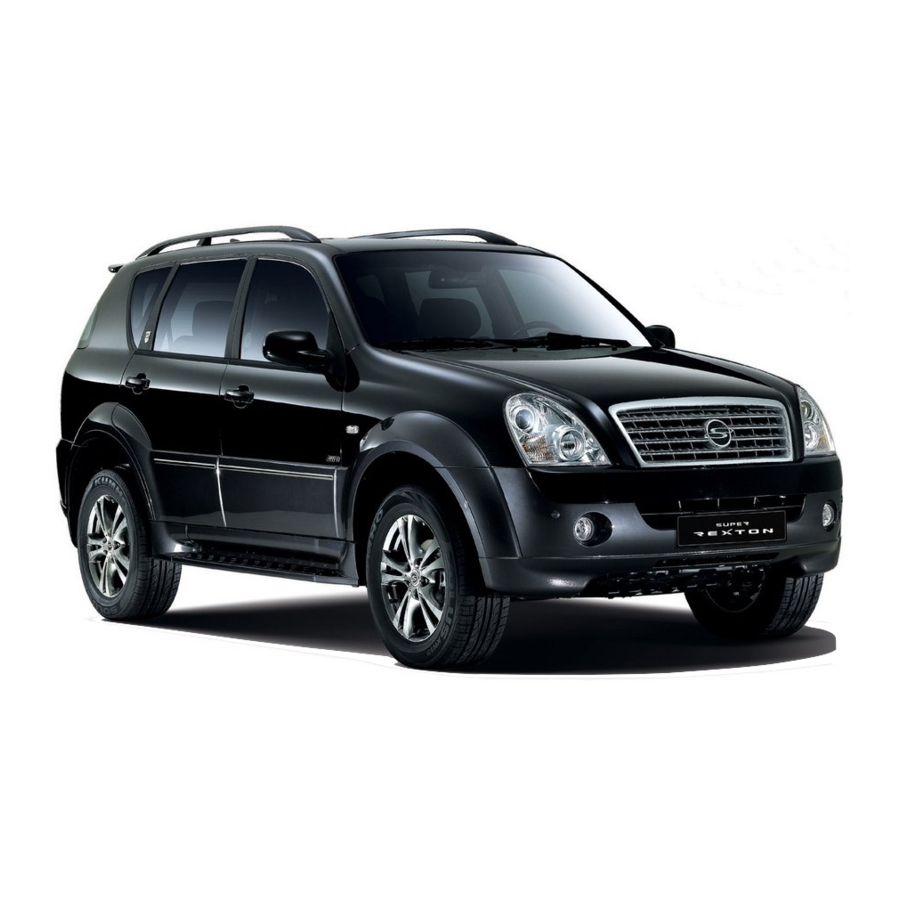 SSANGYONG Rexton W 2012.06 Manual