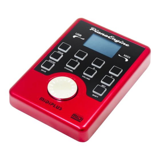 MIDIPLUS PIANOENGINE OWNER'S MANUAL Pdf Download ManualsLib