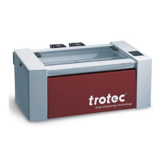 Trotec Speedy 100 Operation Manual