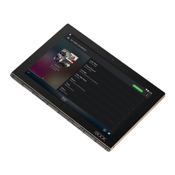 LENOVO YOGA BOOK YB1X91F SAFETY, WARRANTY & QUICK START MANUAL Pdf