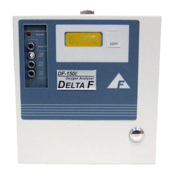 SERVOMEX DF150E OPERATOR'S MANUAL Pdf Download ManualsLib