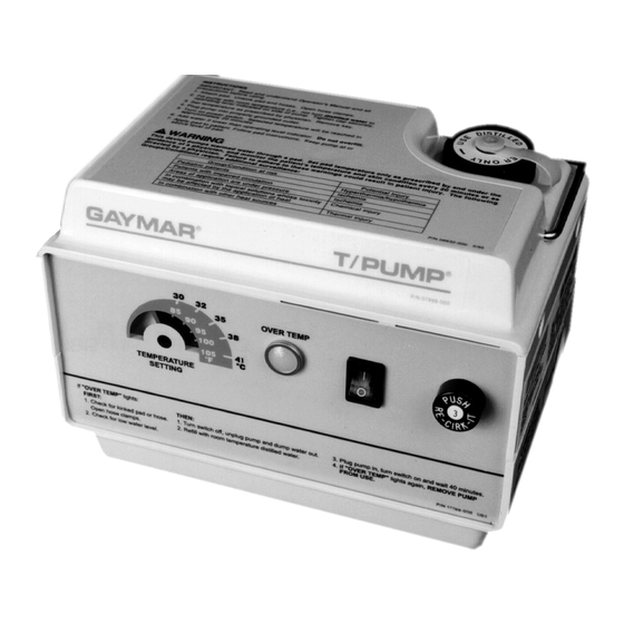 GAYMAR T/PUMP TP400 SERIES SERVICE MANUAL Pdf Download ManualsLib