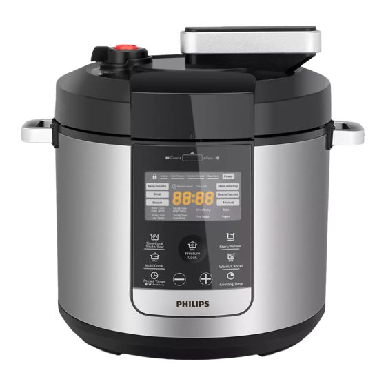 Philips pressure 2025 cooker manual