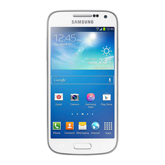 SAMSUNG GT-I9195H QUICK START MANUAL Pdf Download | ManualsLib