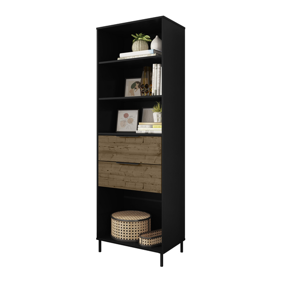 Seconique MADRID BOOKCASE Assembly Instructions Manual