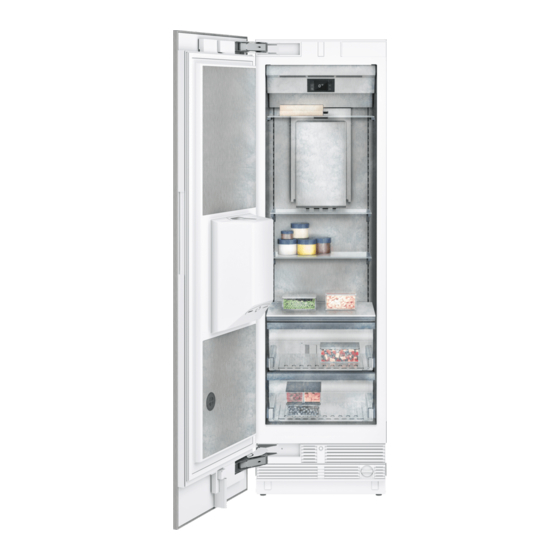 Gaggenau RF463705 Manual