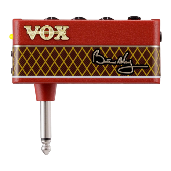 VOX Amplification amPlug Brian May User Manual