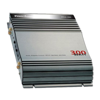 Power Acoustik PS2-150 Owner's Manual