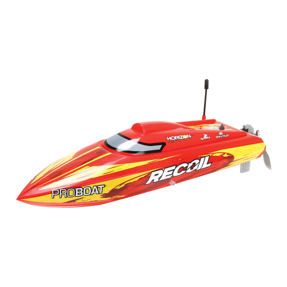 Pro Boat Recoil PRB08016 Owner's Manual
