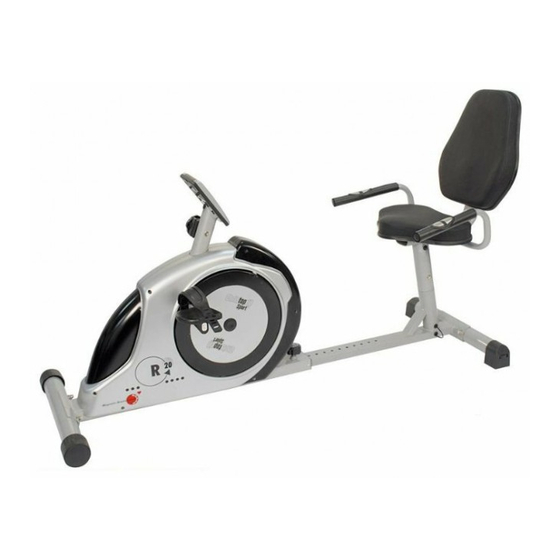 Christopeit Sport R 20 Assembly And Exercise Instructions For
