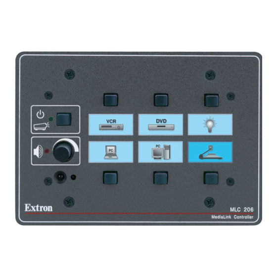 Extron electronics MEDIALINK MLC 206 Manuals