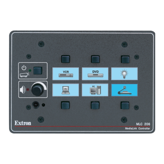 Extron electronics MediaLink MLC 206 User Manual