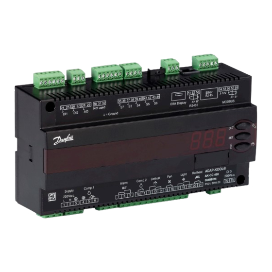 Danfoss AK-CC 460 User Manual