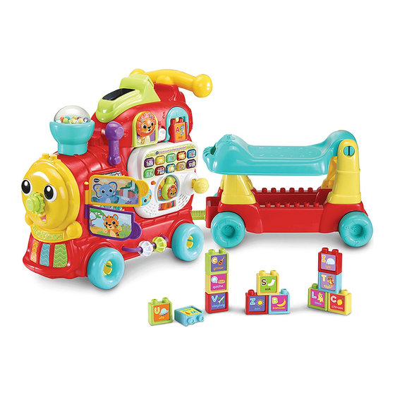 VTech 4-in-1 Learning Letters Train Instruction Manual