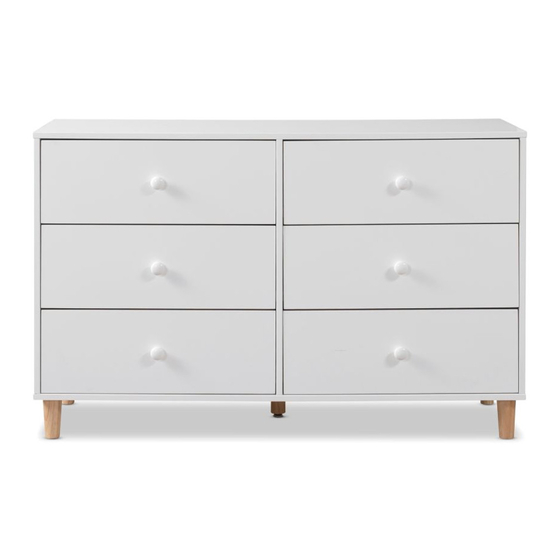 Mocka Hobart Six Drawer Assembly Instructions Manual