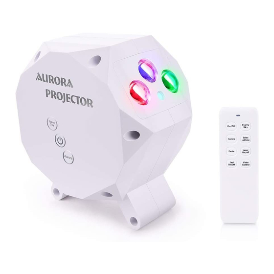 aurora starry sky projector troubleshooting