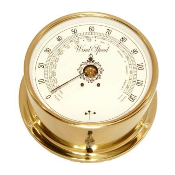 CAPE COD DOWNEASTER WIND & WEATHER MEDALLION SERIES INSTRUCTION MANUAL