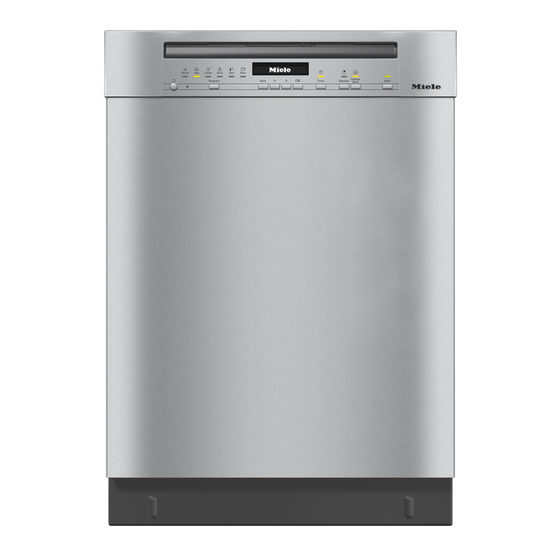 MIELE G 7106 OPERATING INSTRUCTIONS MANUAL Pdf Download ManualsLib