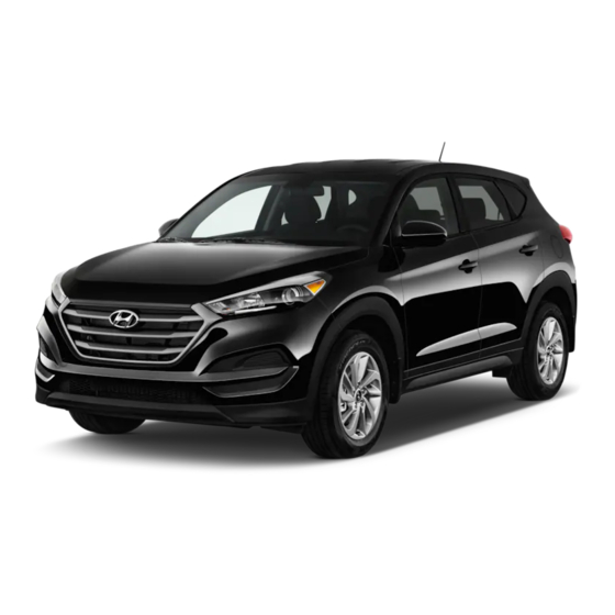 Hyundai Tucson 2018 Getting Started