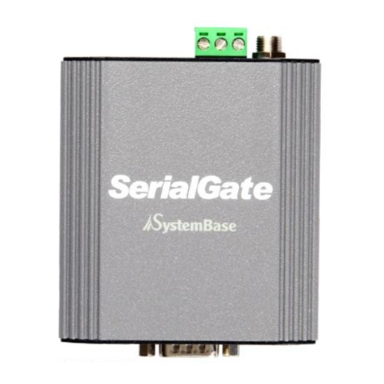 SYSTEMBASE SERIALGATE 2000 SERIES USER MANUAL Pdf Download | ManualsLib