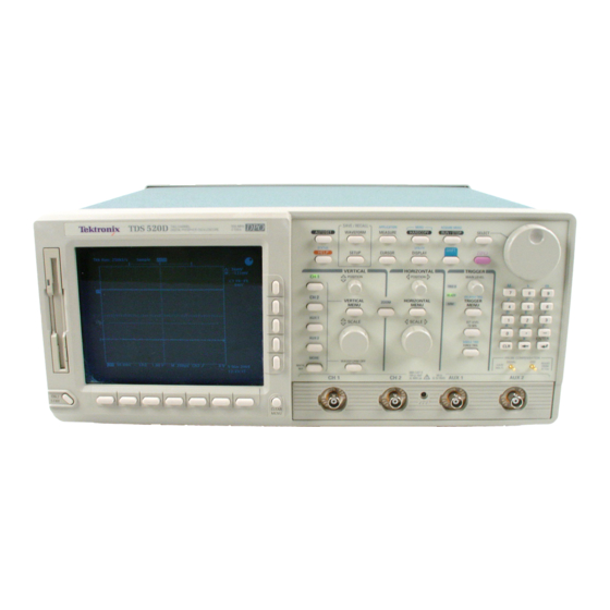 Tektronix Tds 2024b User Manual - Opal Tracee