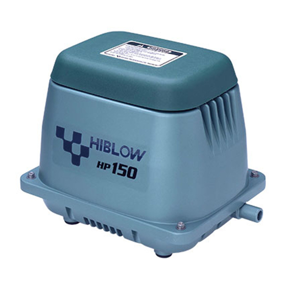 HIBLOW HP SERIES QUICK START MANUAL Pdf Download | ManualsLib