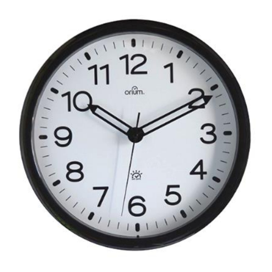 ORIUM CLOCK AUTOMATIC 36 INSTRUCTION MANUAL Pdf Download ManualsLib
