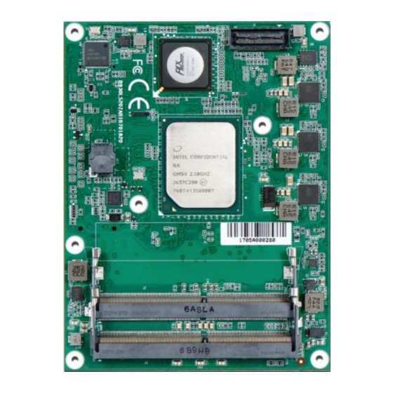 Portwell COM Express PCOM-B701G User Manual