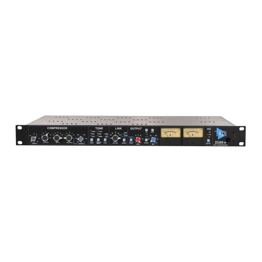 API 2500+ Manual