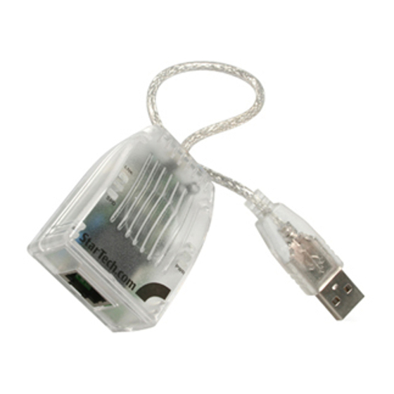 StarTech.com USB2105S Instruction Manual