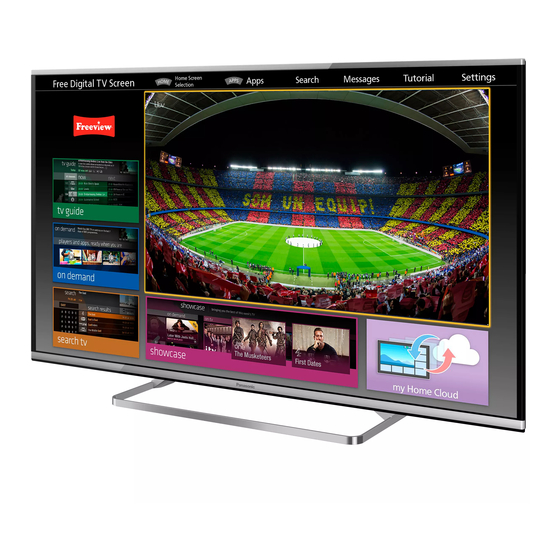 Panasonic VIERA TX-50AS650B Operating Instructions Manual