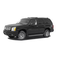 Cadillac 2004 Escalade ESV Customer Convenience/Personalization Manual