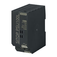 Siemens SITOP PSU100L 6EP1334-1LB00 Manual