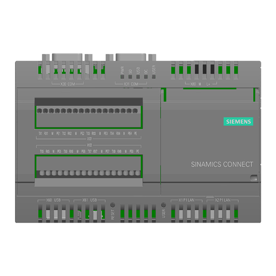 Siemens SINAMICS Series Quick Install Manual