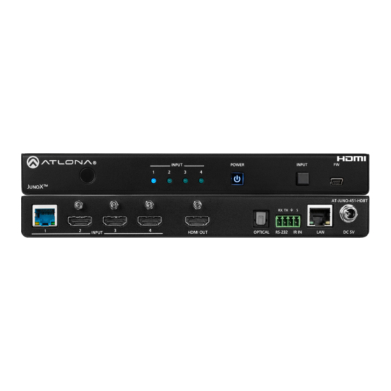 Panduit Atlona AT-JUNO-451 Installation Manual