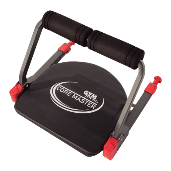 Gym Master CORE MASTER Instruction Manual
