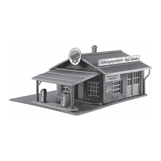Faller Shell Gas Station 232542 Assembly Instructions