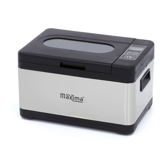 Maxima SOUS VIDE 8.5L User Manual