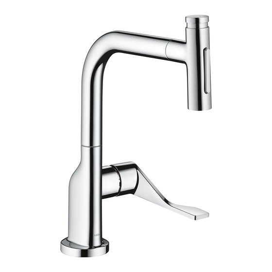 Hans Grohe AXOR Citterio Select 39863 Series Instructions For Use/Assembly Instructions