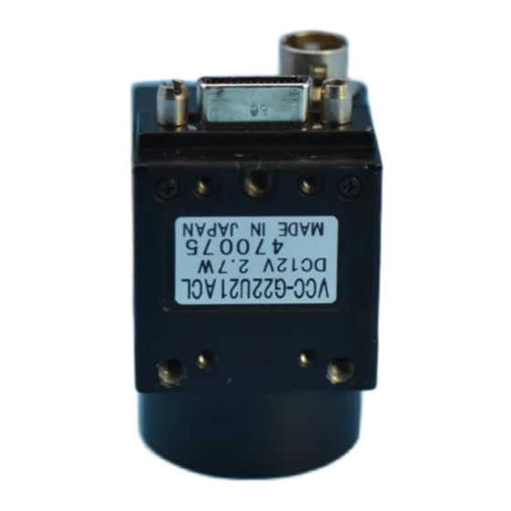CIS VISION:mini VCC-G22U21ACL Manuals