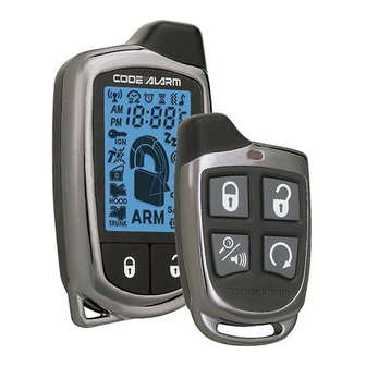 Code Alarm Professional Series CA 6550 Owner's Manual