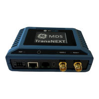 Ge MDS TransNEXT Quick Start Manual