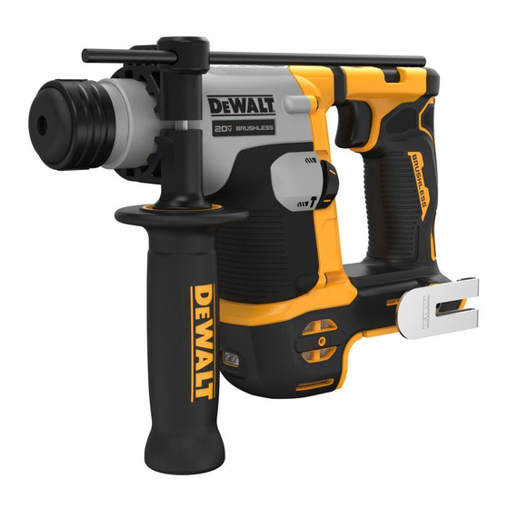 DeWalt DCH172 Instruction Manual
