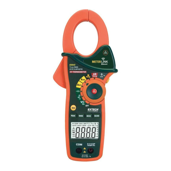 Extech Instruments EX845 User Manual