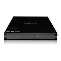 Samsung SE S084B RSLN - External Slim USB DVD-W Drive Manual